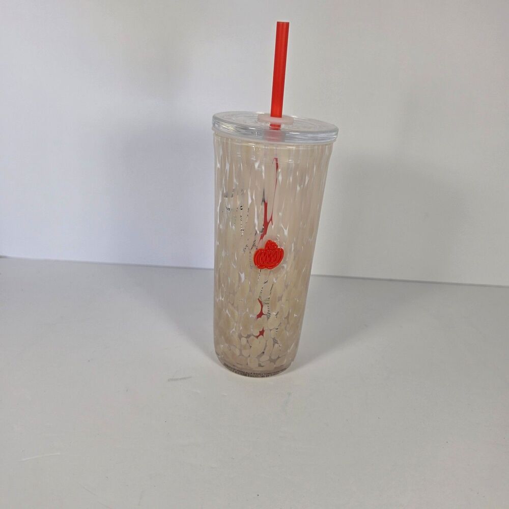 NWT Starbucks Fall 2026 Limited Edition Glass Pumpkin Tumbler